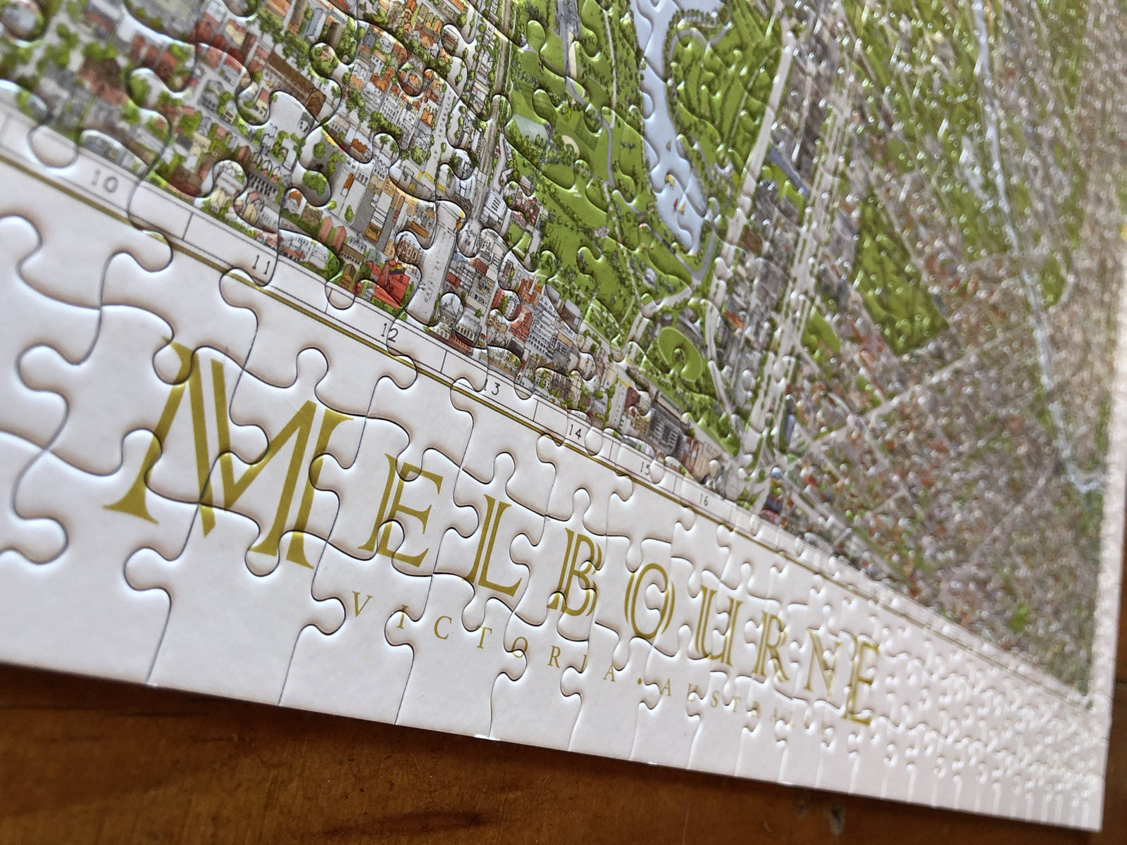 The Melbourne Map 1,000 piece Jigsaw Puzzle – Production Update