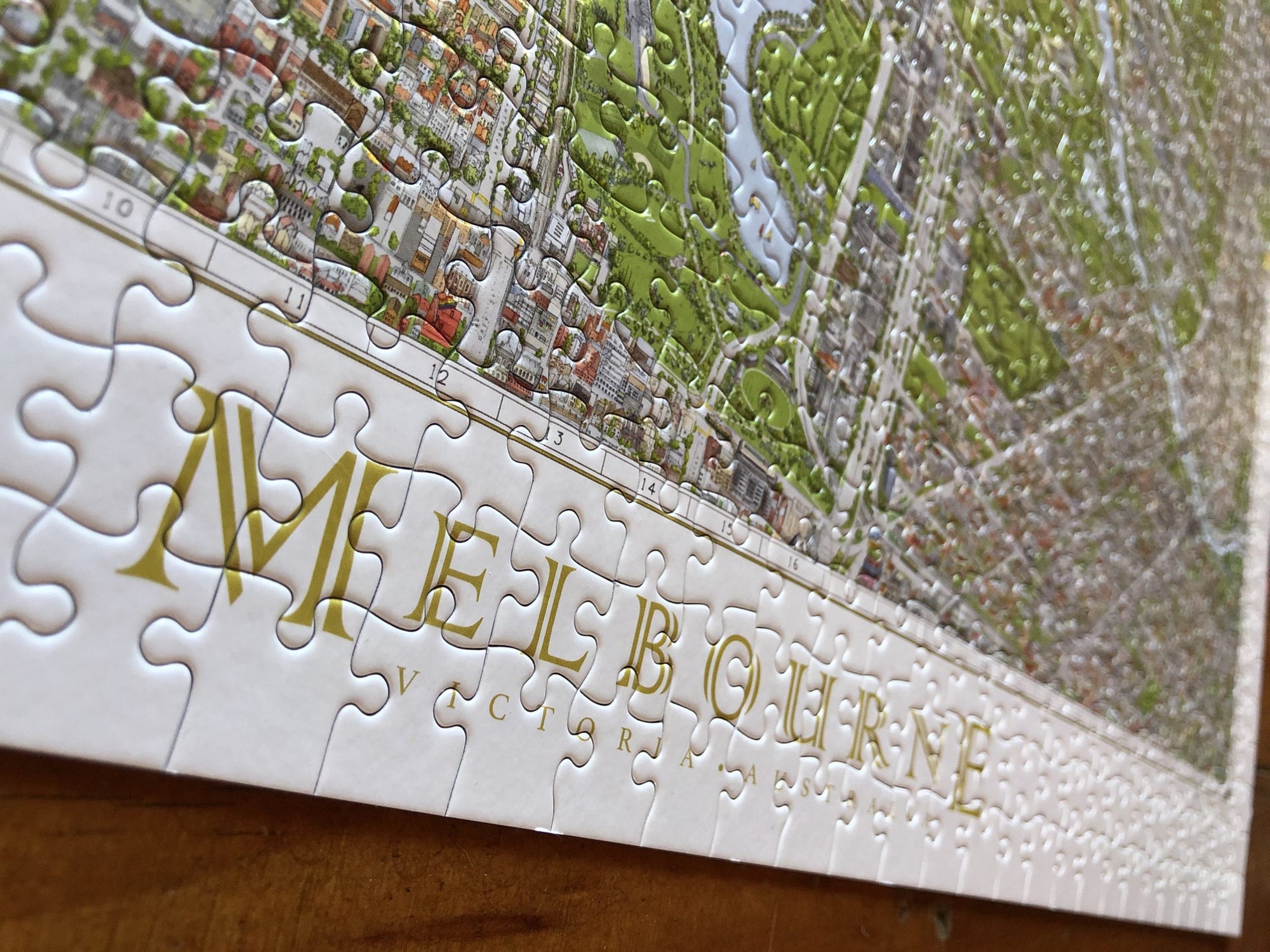 The Melbourne Map 1,000 piece Jigsaw Puzzle – Production Update