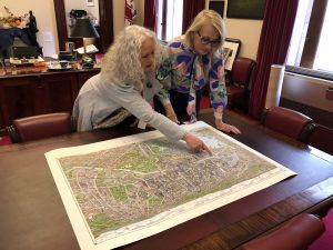 The Melbourne Map at The Melbourne Town Hall