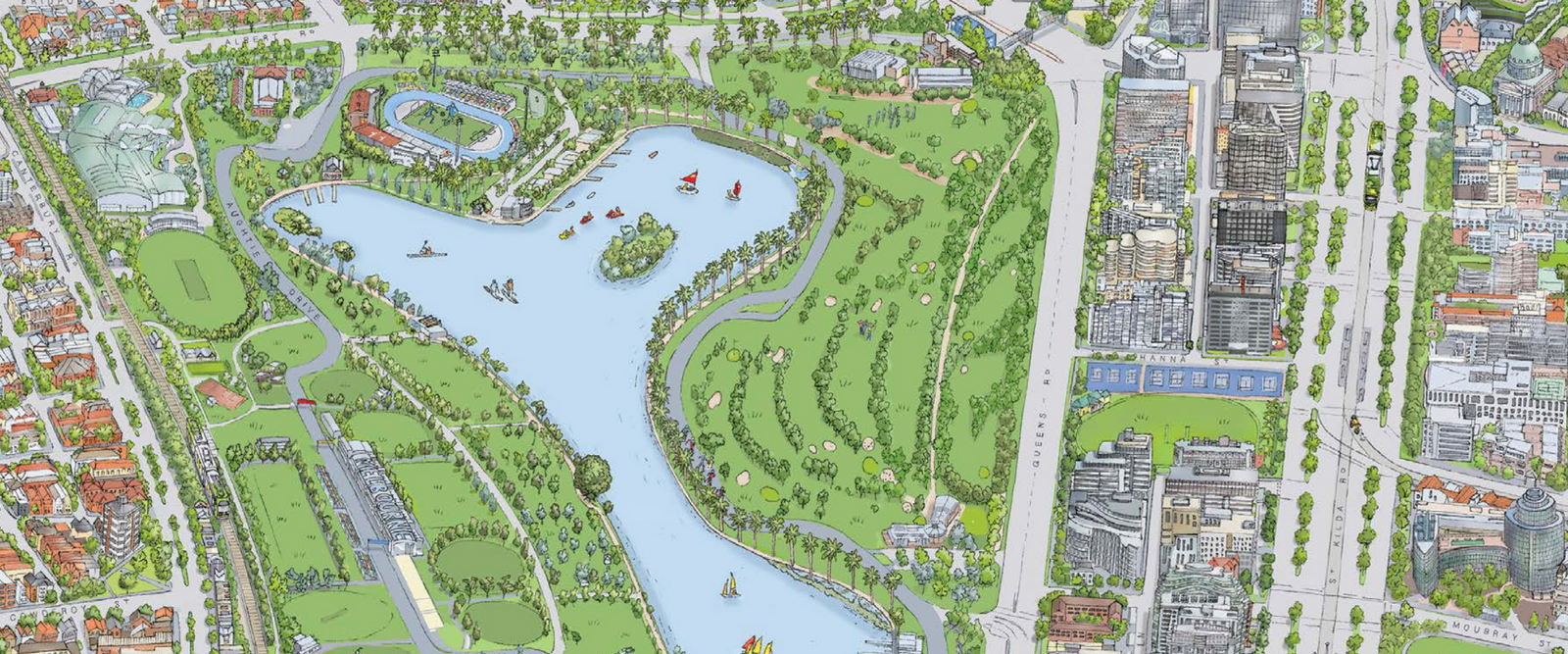 The Melbourne Map in full colour is here