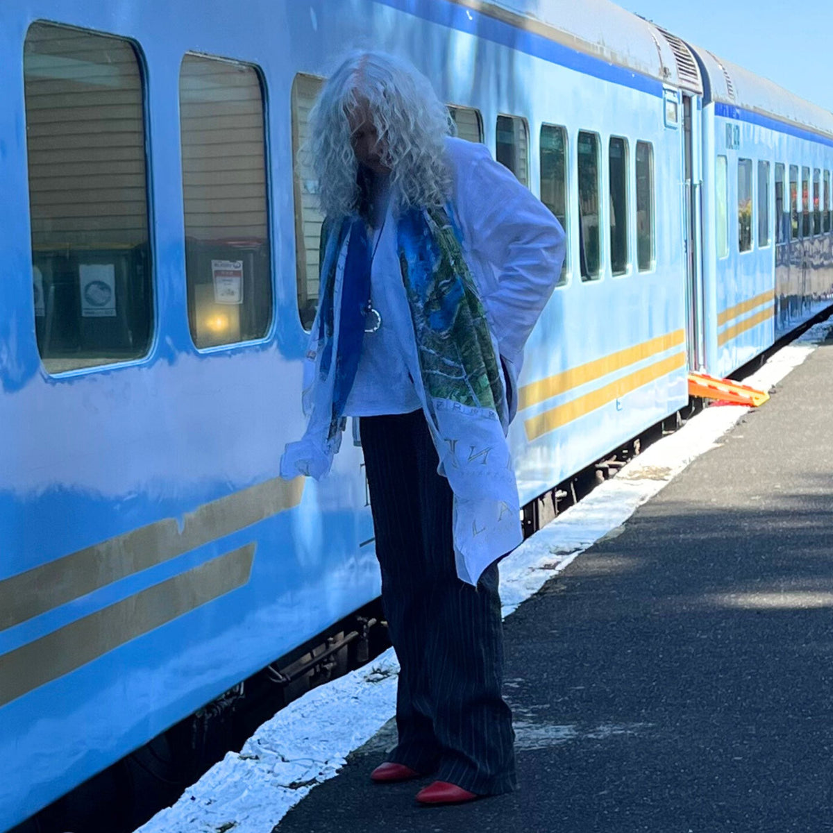 The Bellarine Map Scarf