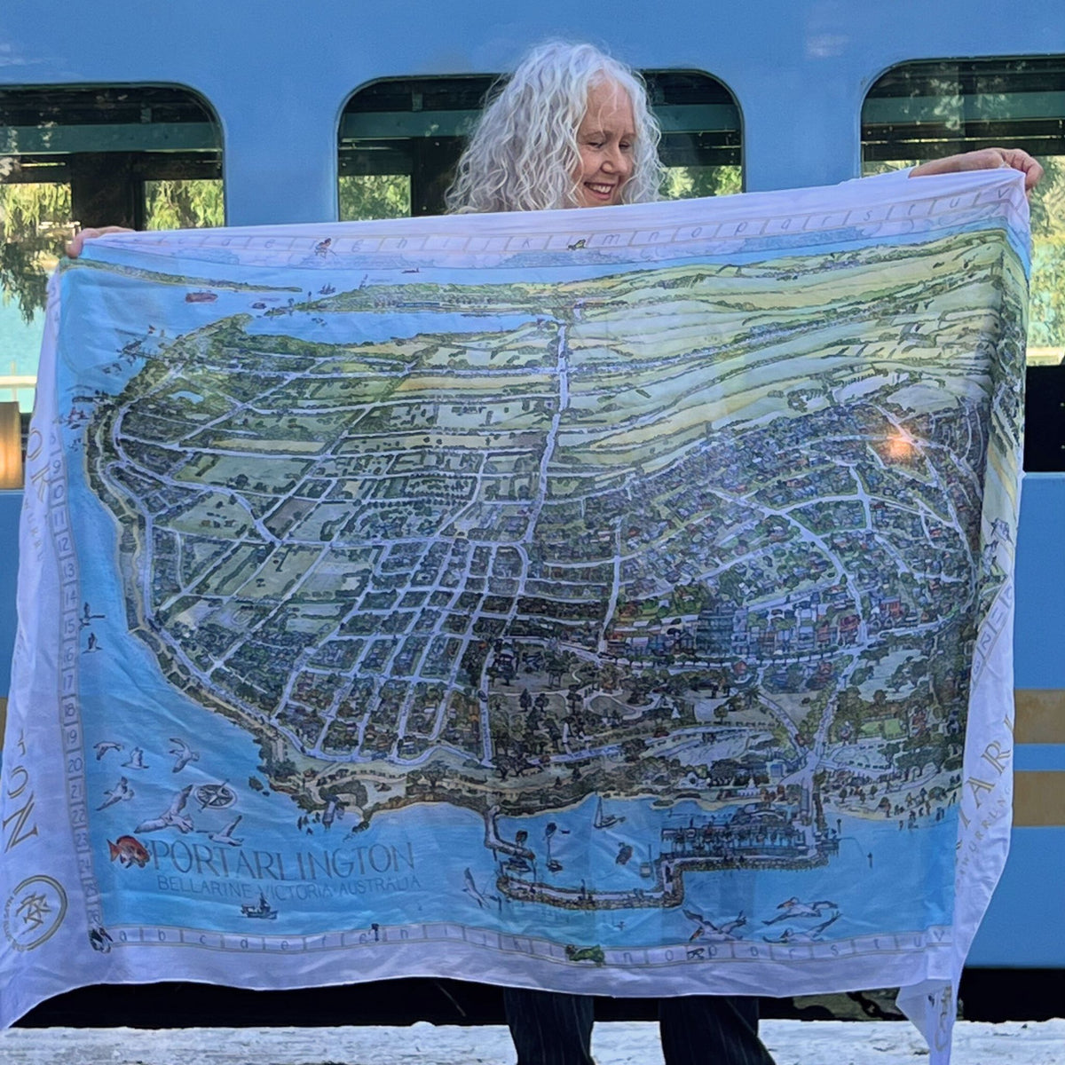 The Portarlington Map Scarf