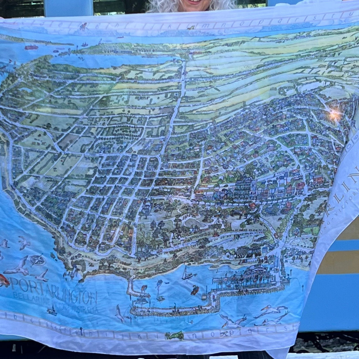 The Portarlington Map Scarf
