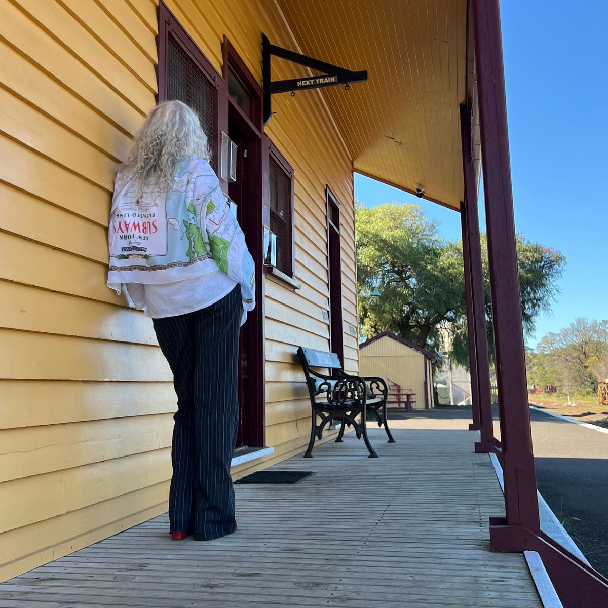 Vintage New York Illustrated Map Scarf
