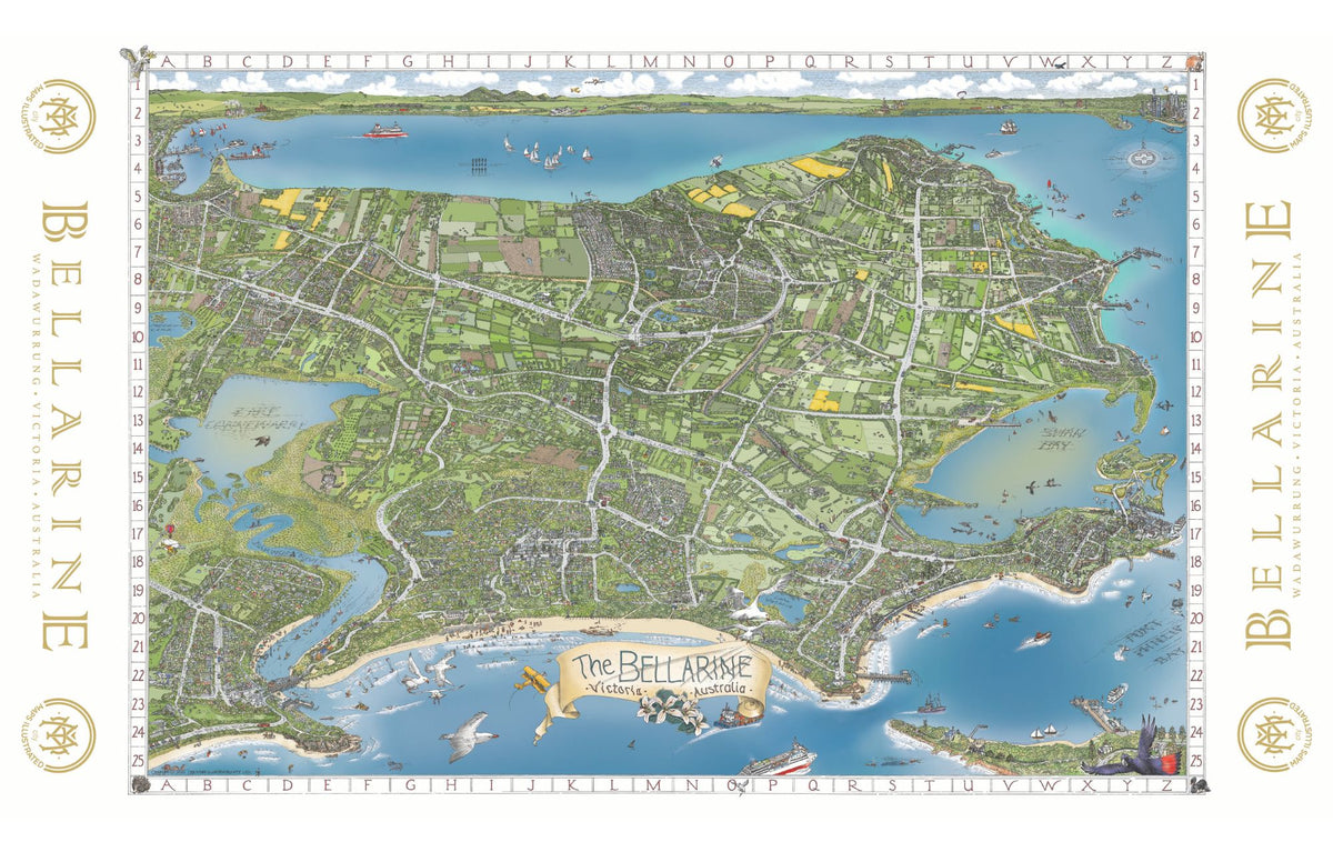 The Portarlington Map Scarf