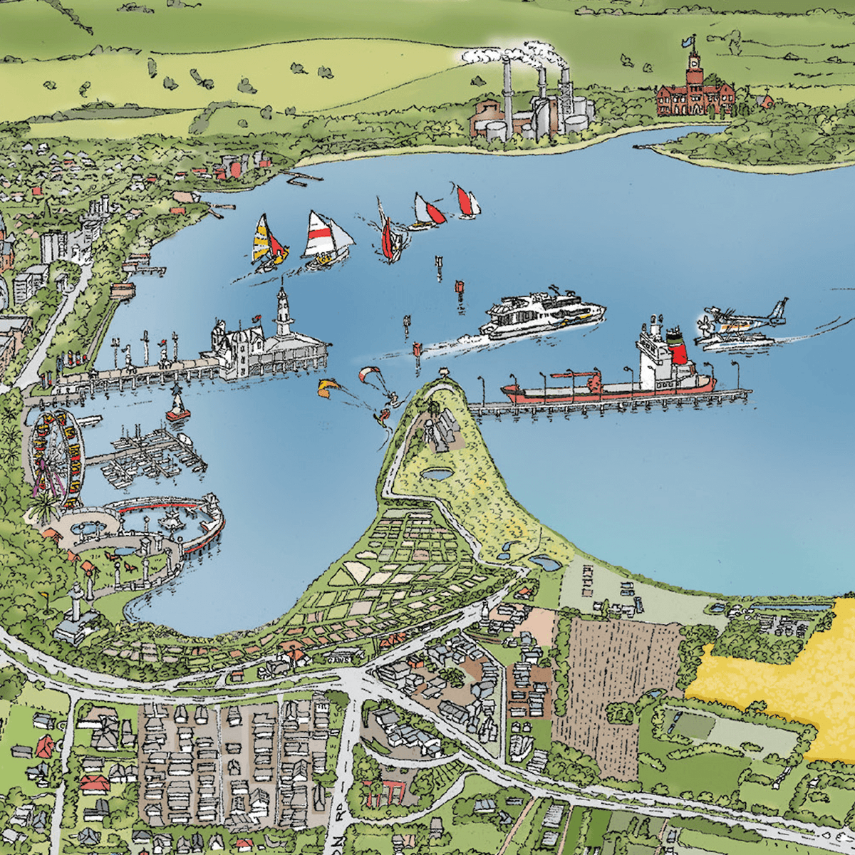 The Bellarine Map - Open Edition prints