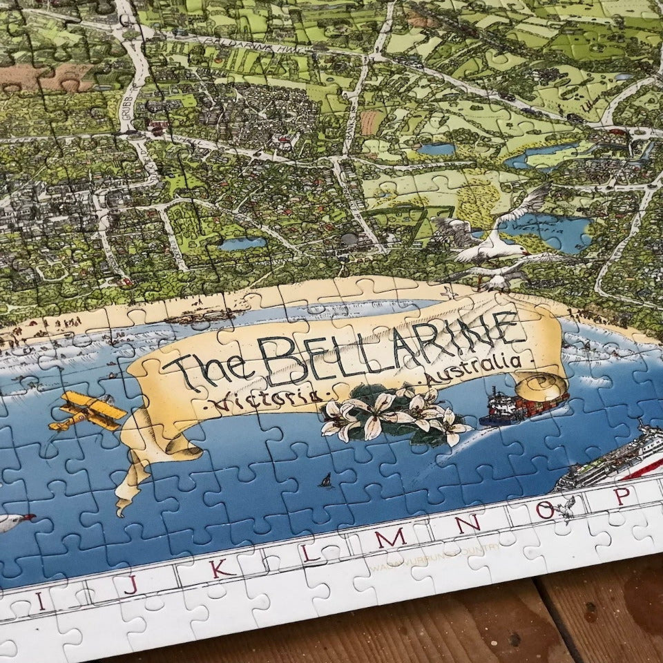 The Bellarine Map Jigsaw Puzzle